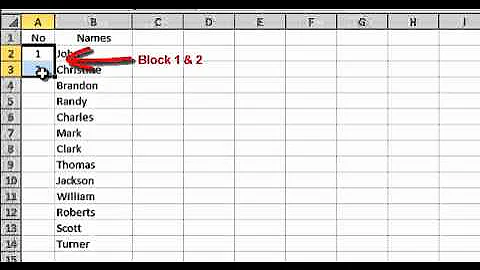 How to create sequential number in Excel FAST