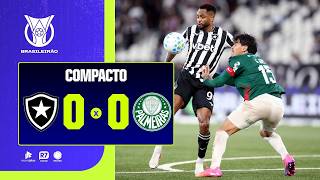 BOTAFOGO 0 X 0 PALMEIRAS | COMPACTO DA 26ª RODADA DO BRASILEIRÃO