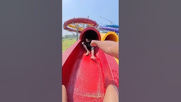 Bella Ciao Playground Parkour Water sliding pov #viral #youtubeshorts