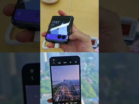 Motorola Razr 40 ultra first look and Vivo x flip camera📷 test #viral #shorts