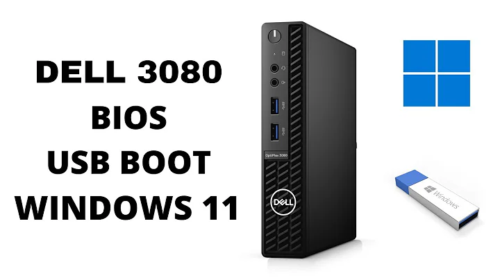 How To Get Into Bios and USB Boot For Windows 11 | Dell OptiPlex 3080