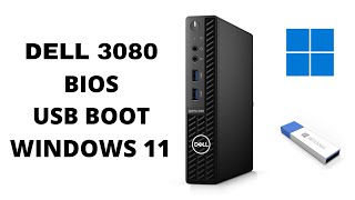 How To Get Into Bios and USB Boot For Windows 11 | Dell OptiPlex 3080 -  YouTube