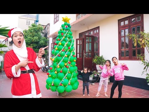 Video: Cách Tự Làm Cây Thông Noel Bằng Quả Bóng Cho Năm Mới