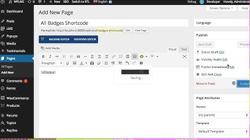 WPLMS : All Badges Shortcode