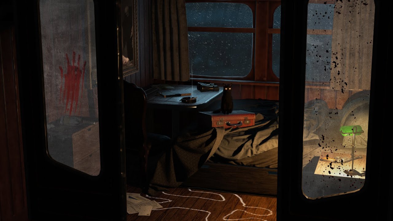 Rainy Journey On A Mystery Train | Ambient Soundscape