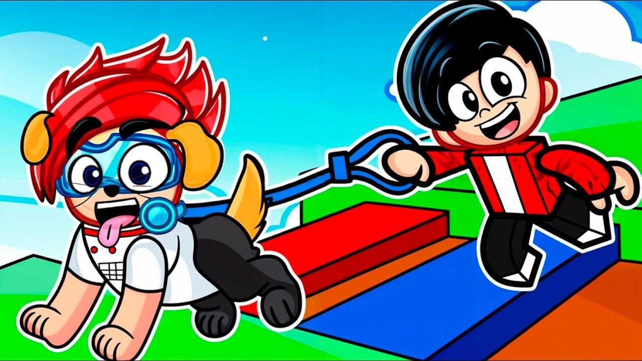 TROLLEANDO a MI PAPÁ y SE CONVIERTE en MI PERRO en ROBLOX! | Karim Juega