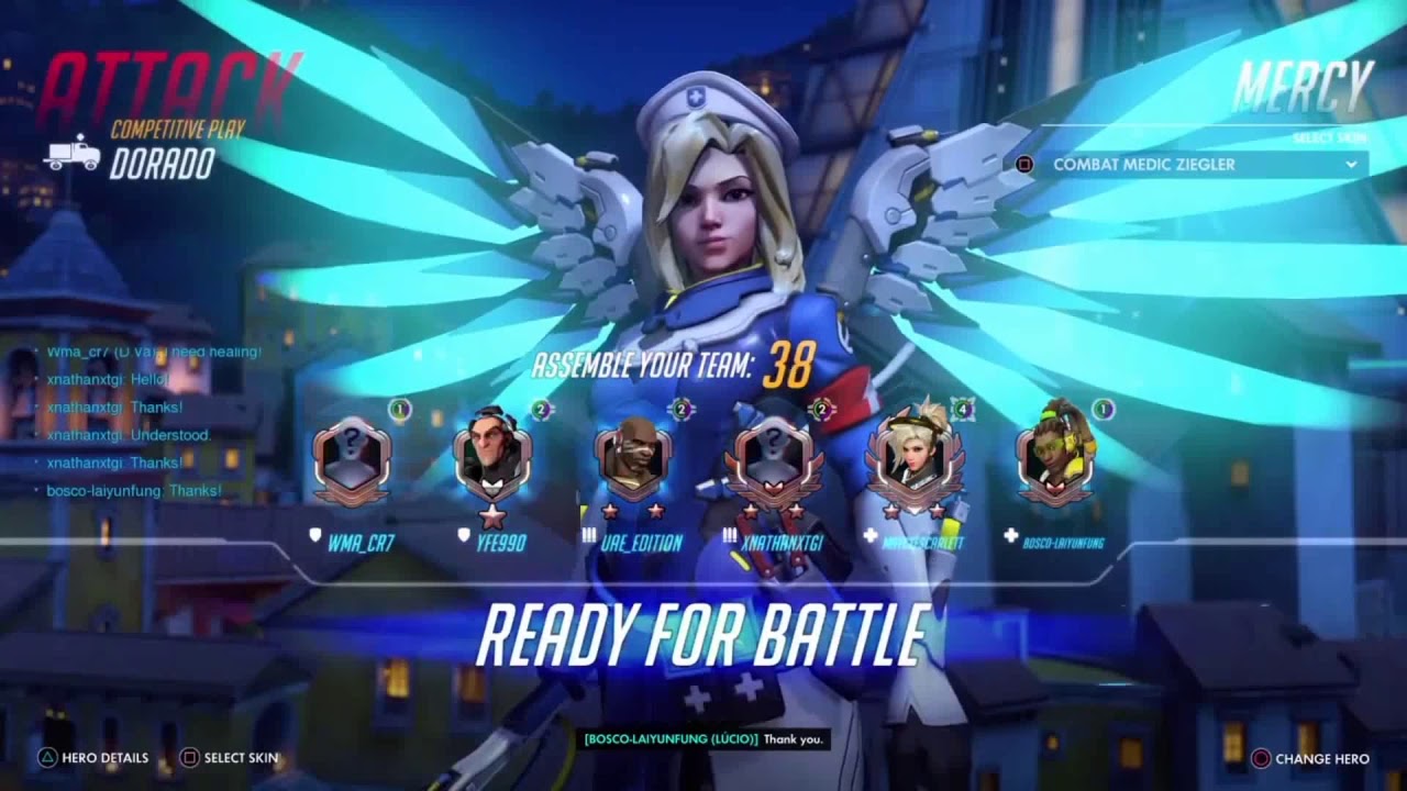 My First Role Queue Competitive Was Intense!! || Overwatch : Mercy I