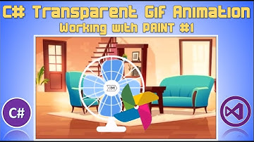 C# Tutorial - Transparent Image Animation using Paint and Animator in Windows Form and Visual Studio