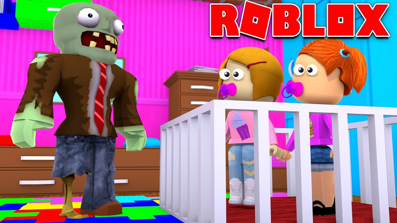 Roblox Bloxburg A Zombie Babysits Molly And Daisy Youtube - roblox youtube molly