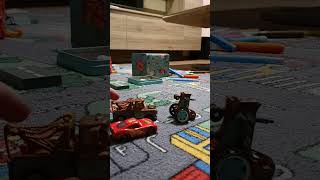 Lightning Mcqueen And Meter Tractor Tipping Cars Movie Toys