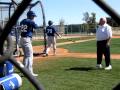 Tommy lasorda teaches kyle russell how to hit