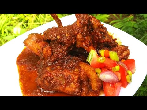 Masak Balungan Ayam Bumbu Kacang