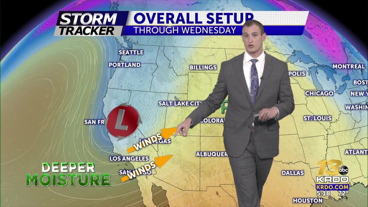Daily rain chances for the week ahead - YouTube