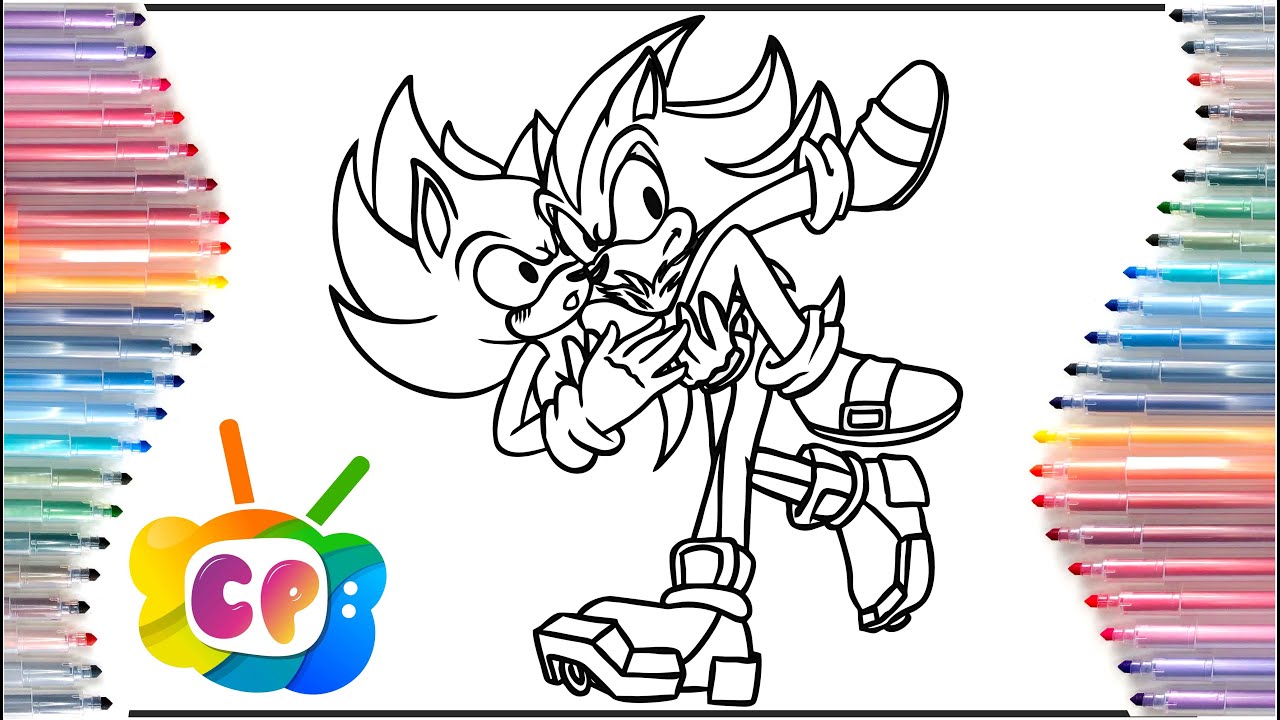 Shadow Saves Sonic Sonic Vs Shadow Coloring Pages SONIC 3 shadow-saves-sonic-sonic-vs-shadow-coloring-pages-sonic-3