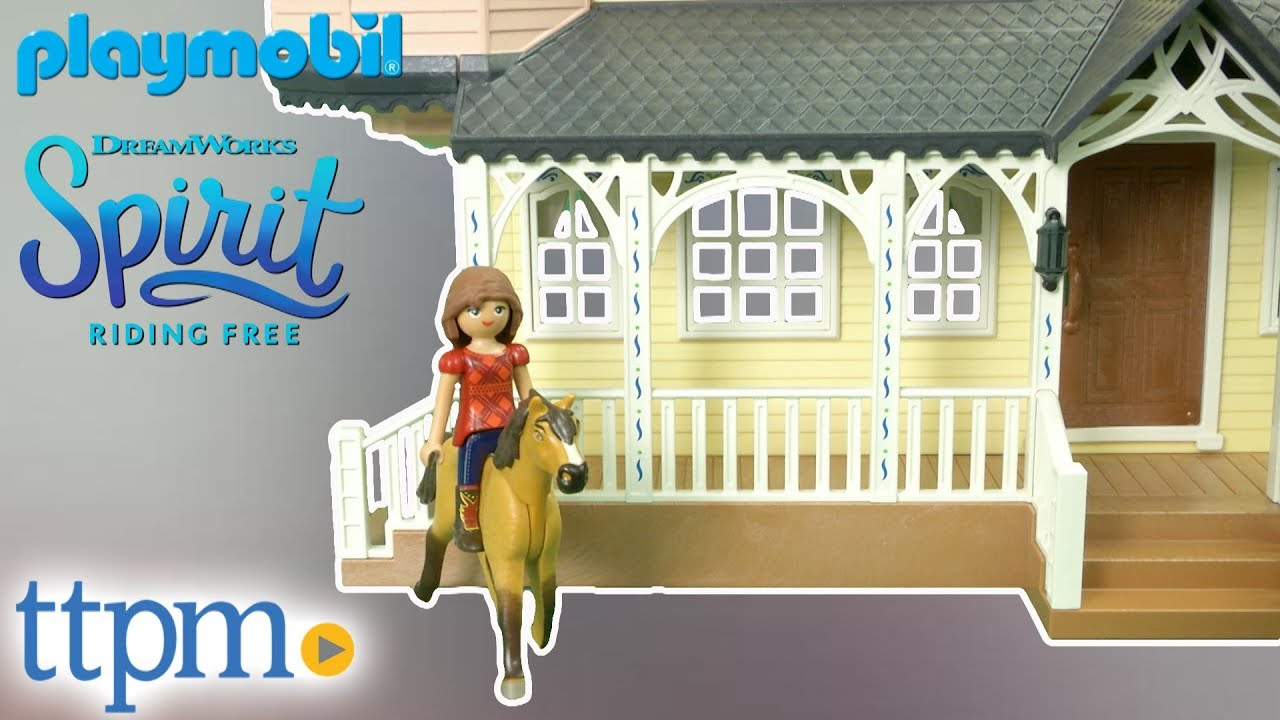 NEW Horse Barn + Horses Sets ! Spirit Riding Free Playmobil Sets - Video 