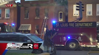 St. Louis Fire Department battle morning blaze screenshot 5