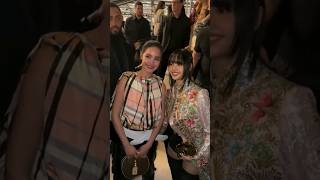 Lisa with Urassaya at Louis Vuitton Paris Fashion week 2024 #lisa #urassayas #louisvuitton #shorts