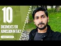 10 Documents for Admission in Italy | Study in Italy on Scholarship | Rahat Khan