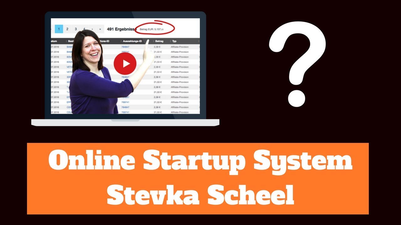 New Online Startup System Stevka Scheel ★ Lohnt es sich?