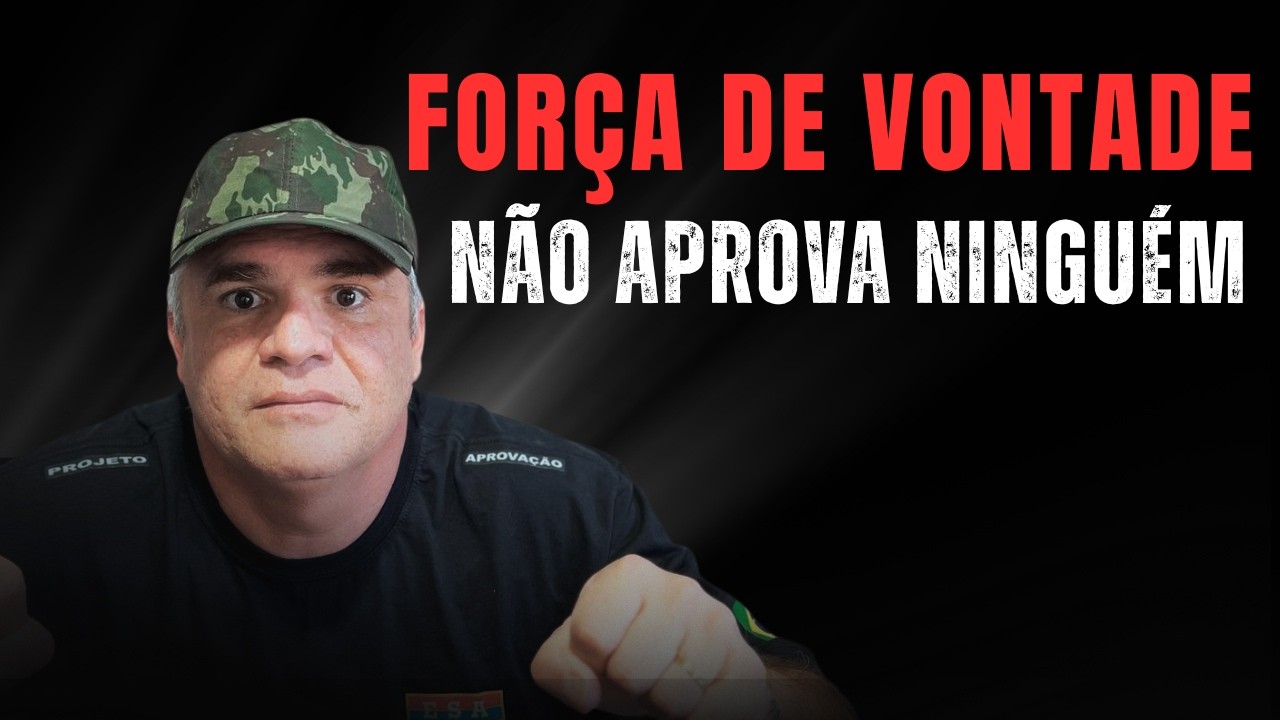 Por que só FORÇA DE VONTADE não basta para ESTUDAR