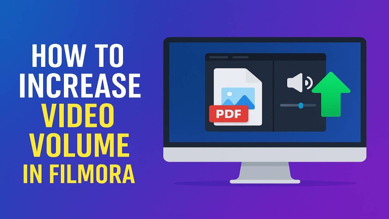 How To Increase Video Volume In Wondershare Filmora (2025) - YouTube