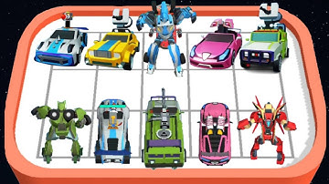 Merge Robot: Monster Car, Robot Rampage Merge Battle, Mobile Gameplay