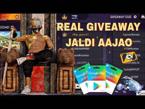 FREE FIRE LIVE GIVEAWAY CUSTOM ROOM FF LIVE DIAMOND OR REDEEM CODE GIVEAWAY #giveaway#livestream