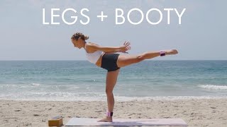20 Min Lean Thighs & Lifted Booty Barre Workout // No Equipment; Knee Friendly; No Repeats screenshot 3