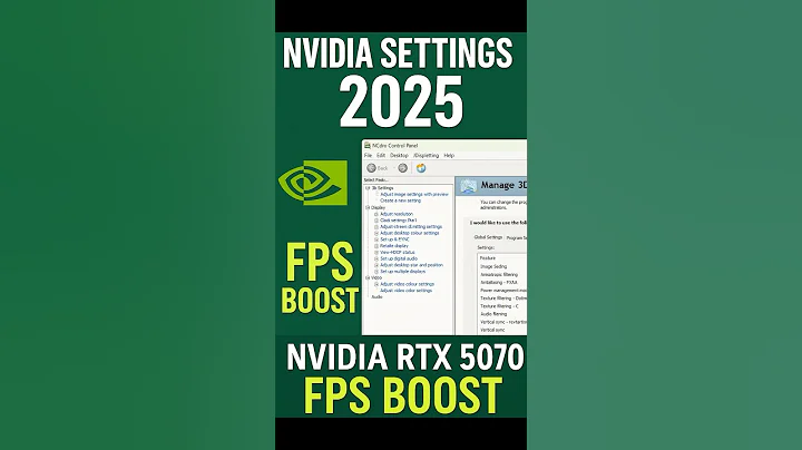 Best Nvidia Settings for FPS Boost and low input lag 2025! Nvidia RTX 5070