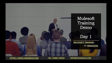 MuleSoft Training Demo Day 1 | MuleSoft Training for Beginners | MuleSoft Online Training
