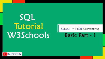SQL tutorial free from w3schools Part  1
