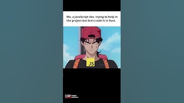 Rust is like ancient runes to js dev #coding #programming #javascript #python