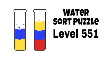 Water Sort Puzzle Level 551