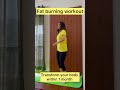 Fat burning workout for weight loss #shortsfeed #weightloss #fatburn #fyp