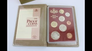 1988 Bicentennial Royal Australian Mint Proof Coin Set