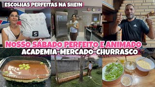 COMPRAS DE MERCADO E AÇOUGUE / Bombom de UVA 😋 FIZ UM JANTAR DELICIOSO / Escolhas Lindas Na SHEIN ✨
