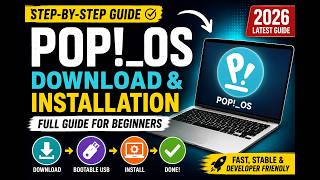 Pop!_OS Download &amp; Installation Guide 2026 | Step-by-Step Tutorial for Beginners | IT4U Tech Hub