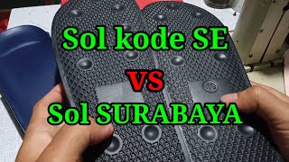 Sol sandal slide kode SE vs Sol sandal Slide Surabaya | Saleindo Footwear