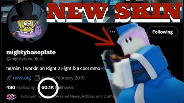 MIGHTYBASEPLATE HIT 60K Followers...NEW CODE (Roblox Arsenal)