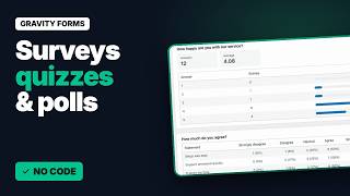 Build Surveys, Quizzes & Polls in Gravity Forms (Likert, Rating, Ranking) | Survey Add-On