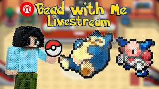 Snorlax & Mr. Mime 151 Pokémon Challenge | Perler Bead with Me