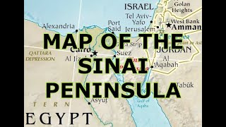 MAP OF THE SINAI PENINSULA