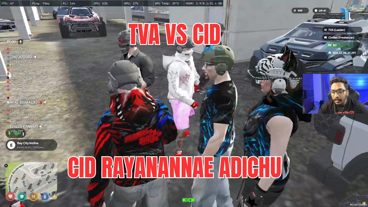 TVA VS CID CID RAYANNANAE ADICHU - YouTube