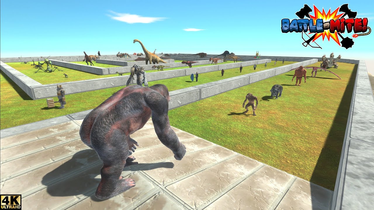 GORO DEATH RUN | DEATH RUN | ANIMAL REVOLT BATTLE SIMULATOR | ARBS