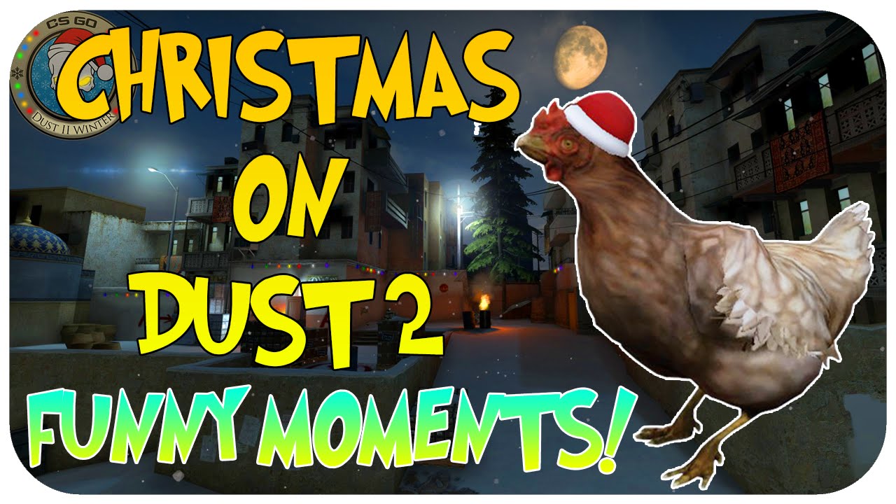 CHRISTMAS On DUST 2 (Funny Moments) CS:GO Christmas Map Special!