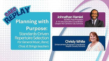 Planning With Purpose: Standards-Driven Repertoire Selection