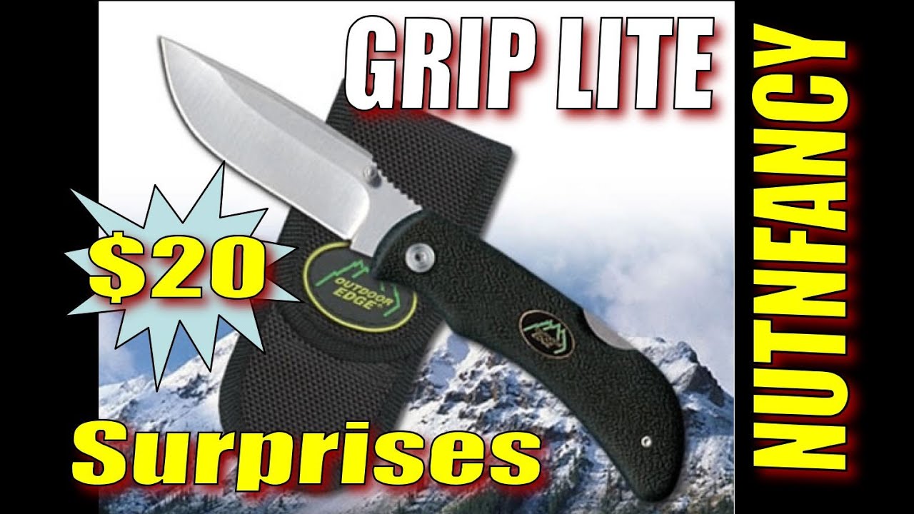 Outdoor Edge Grip Lite: $20 Surprise knife reviews tactical