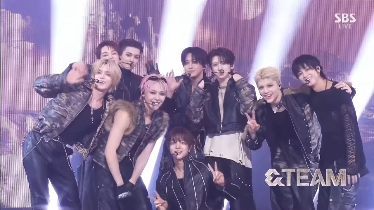 251109 &TEAM (앤팀) - Back to Life | SBS INKIGAYO 가요대전 방송 [1080P]