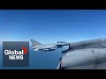 Are we okay chinese military jet intercepts canadian forces plane in aggressive manner