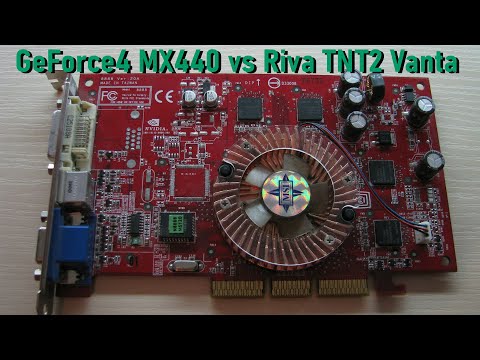 GeForce4 MX 440 vs Riva TNT-2 Vanta ("бюджет" 1999 против "бюджета" 2002)
